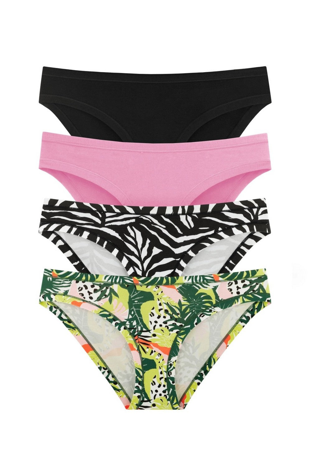 Трусики слип с принтом 2202-30 (4 шт.) 01/105/993/994