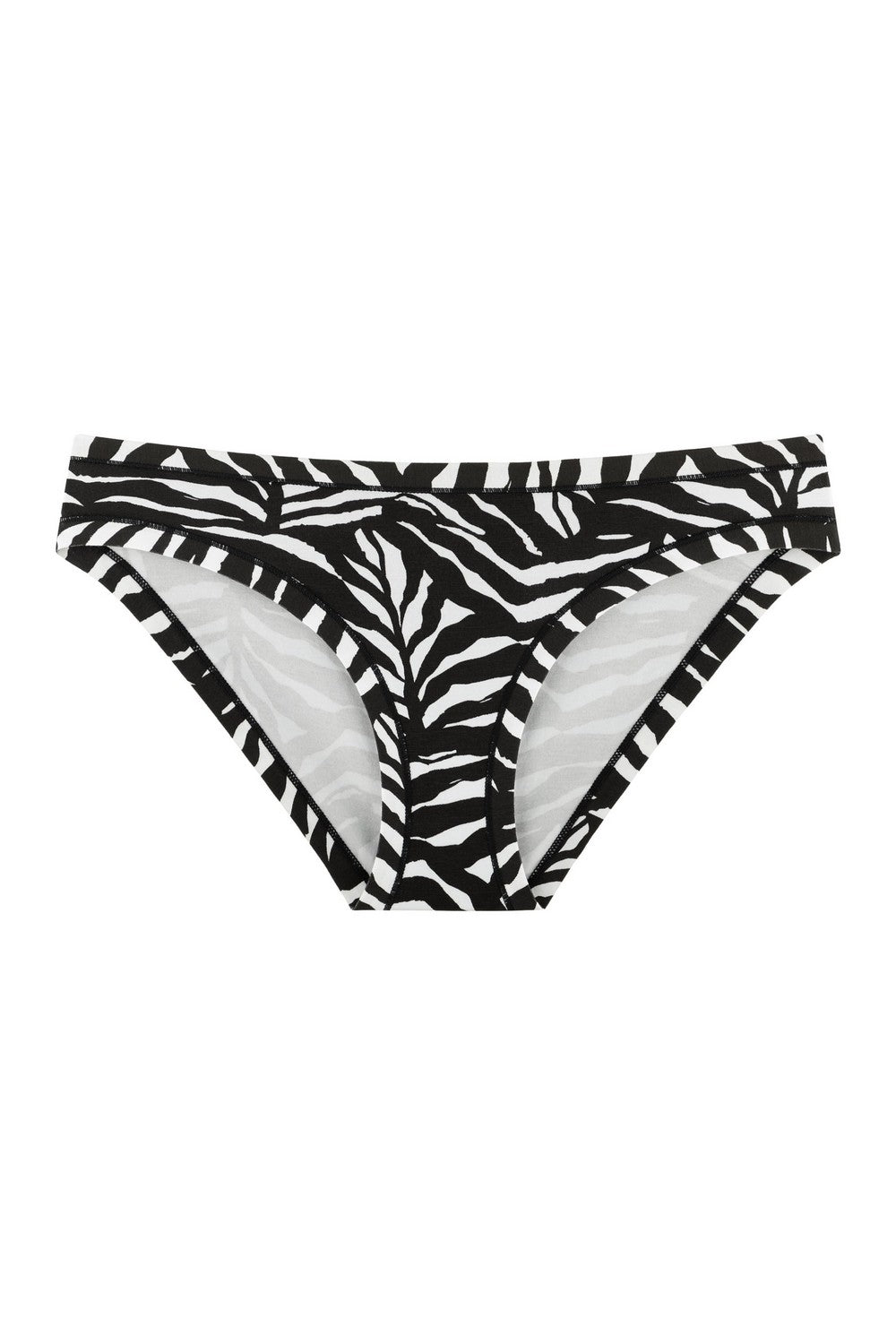 Трусики слип с принтом 2202-30/994 black/white