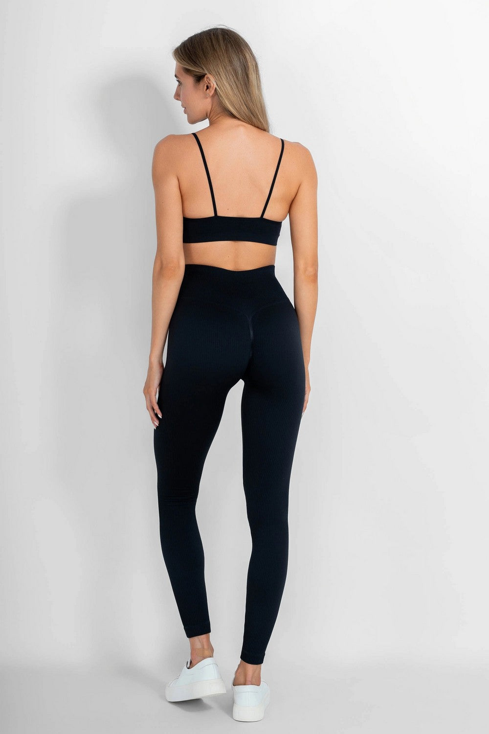 Леггинсы из фактурной микрофибры 6221-1 black