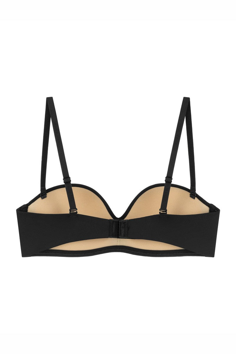 Бюстгальтер балконет с пуш-ап 7005-004 black