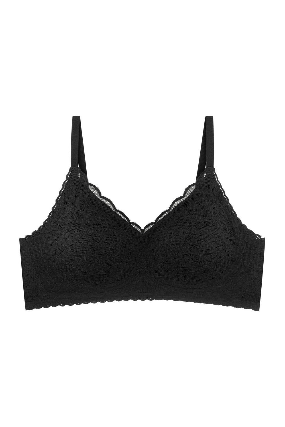 Бюстгальтер пуш-ап з мережива 7073-074 black