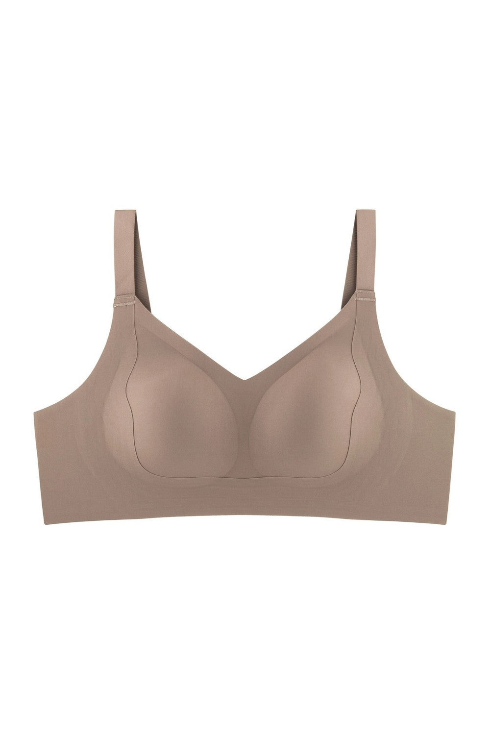 Безшовний бюстгальтер з мікрофібри 7074-075 coffee