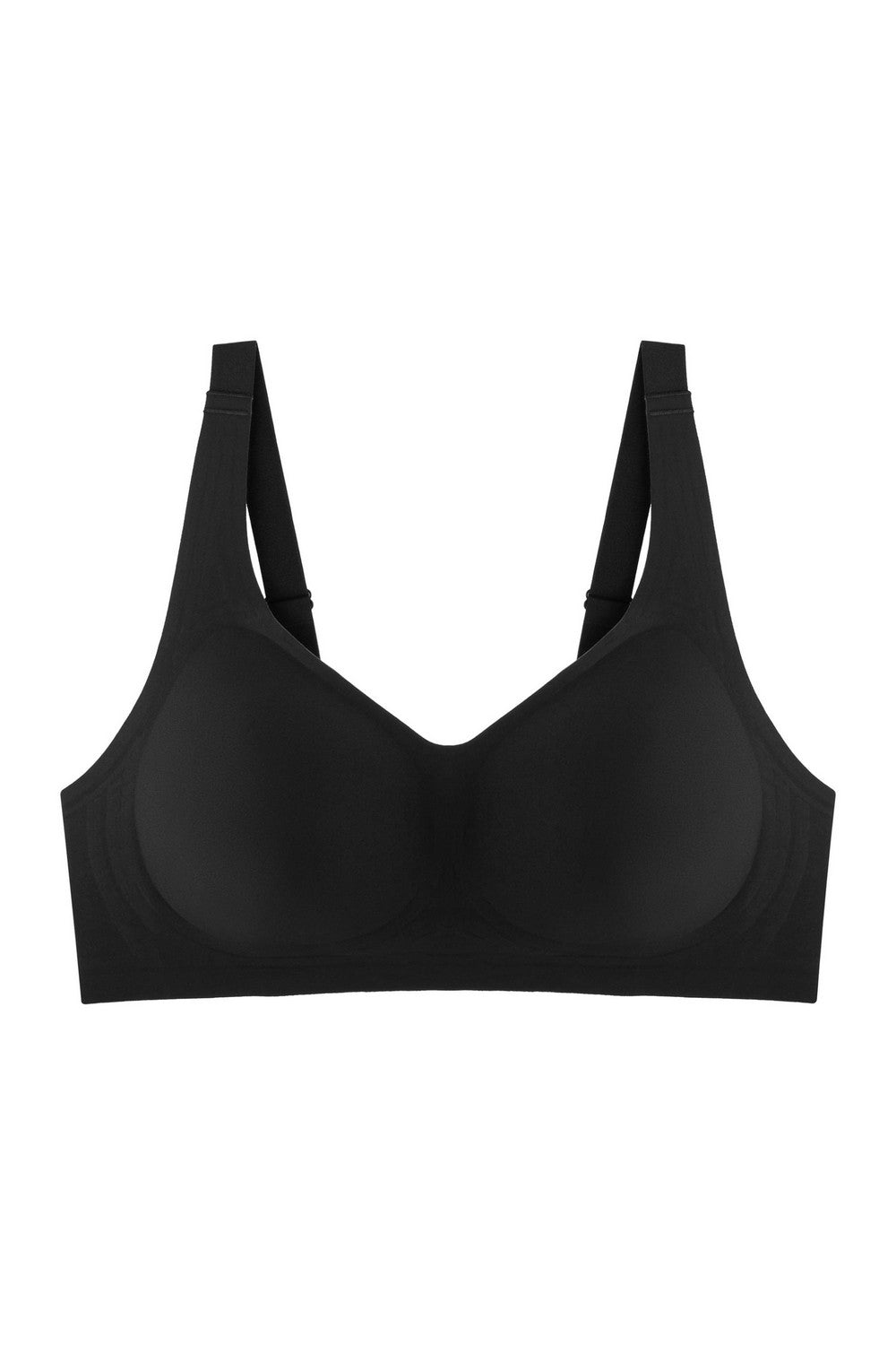 Бесшовный бюстгальтер из микрофибры 7088-075 black