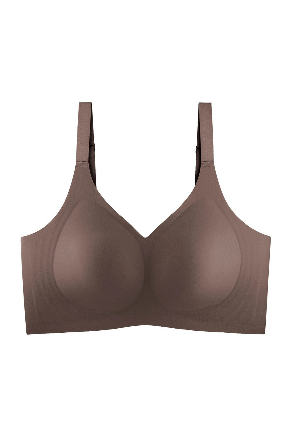 Бесшовный бюстгальтер без косточек 7089-075 coffee