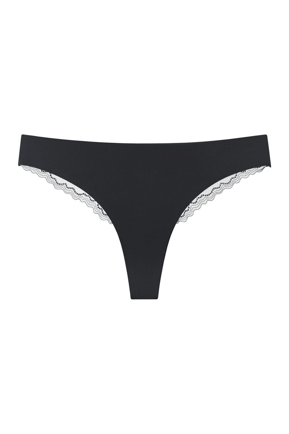 Трусики бразилиана из кружева 7091-23 dark gray