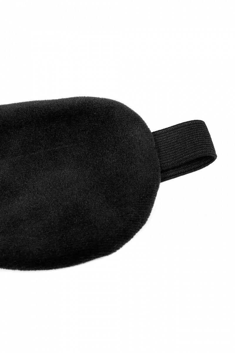 Бархатная повязка на глаза 8122-62 black