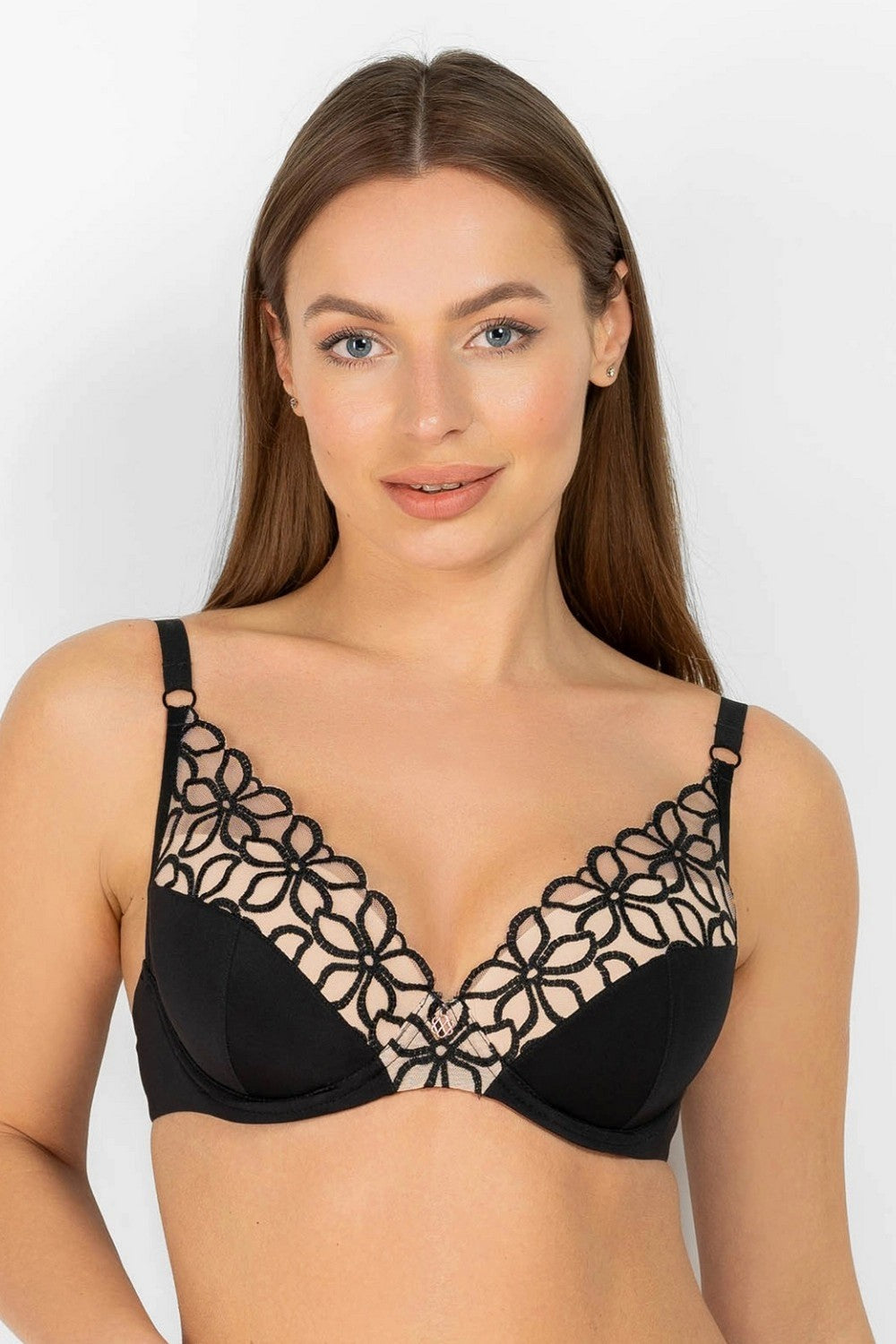 Бюстгальтер с формованной чашкой 8181-008 black