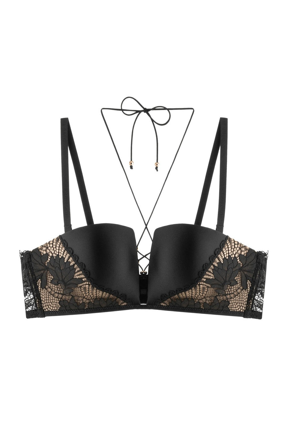 Бюстгальтер со съемными бретелями 8183-015 black