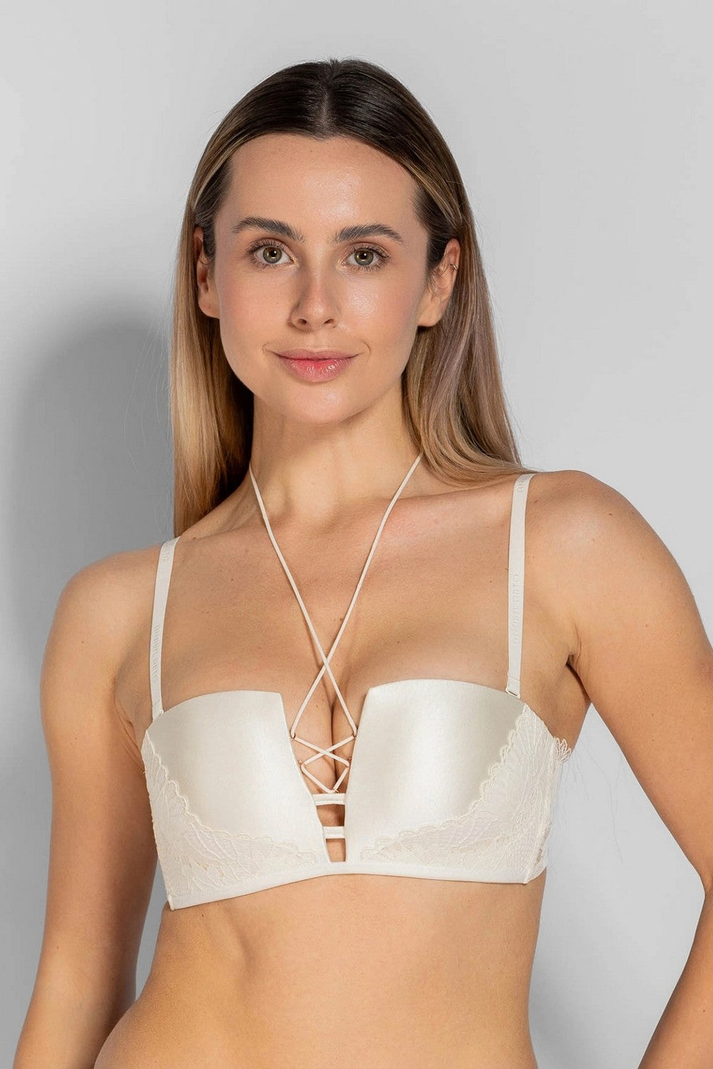 Бюстгальтер со съемными бретелями 8183-015 champagne