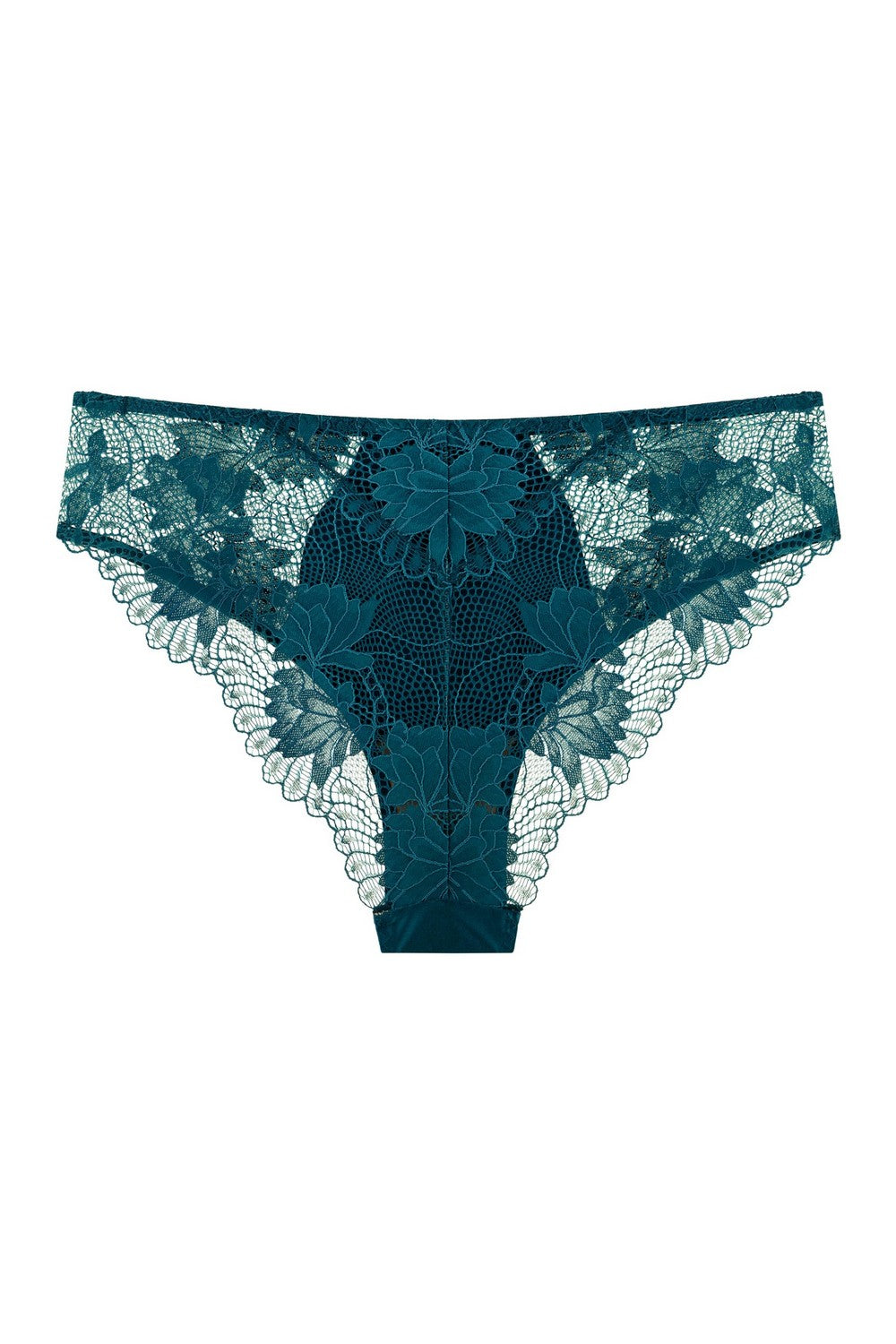 Трусики слип из кружева 8183-34 emerald