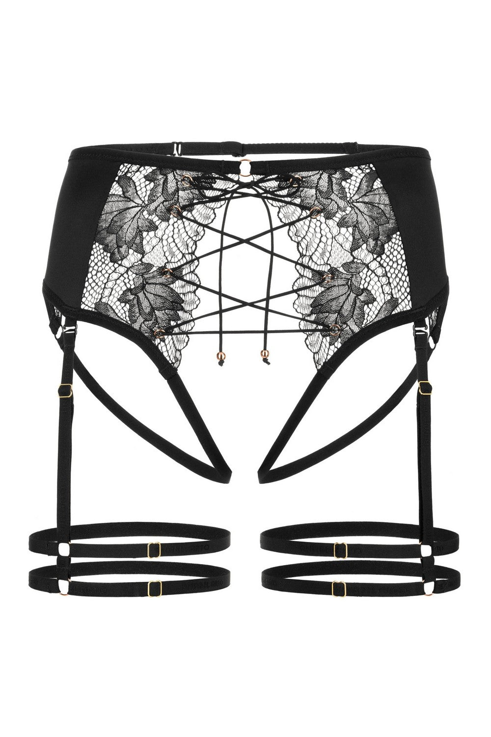 Пояс со съемными гартерами 8183-51 black