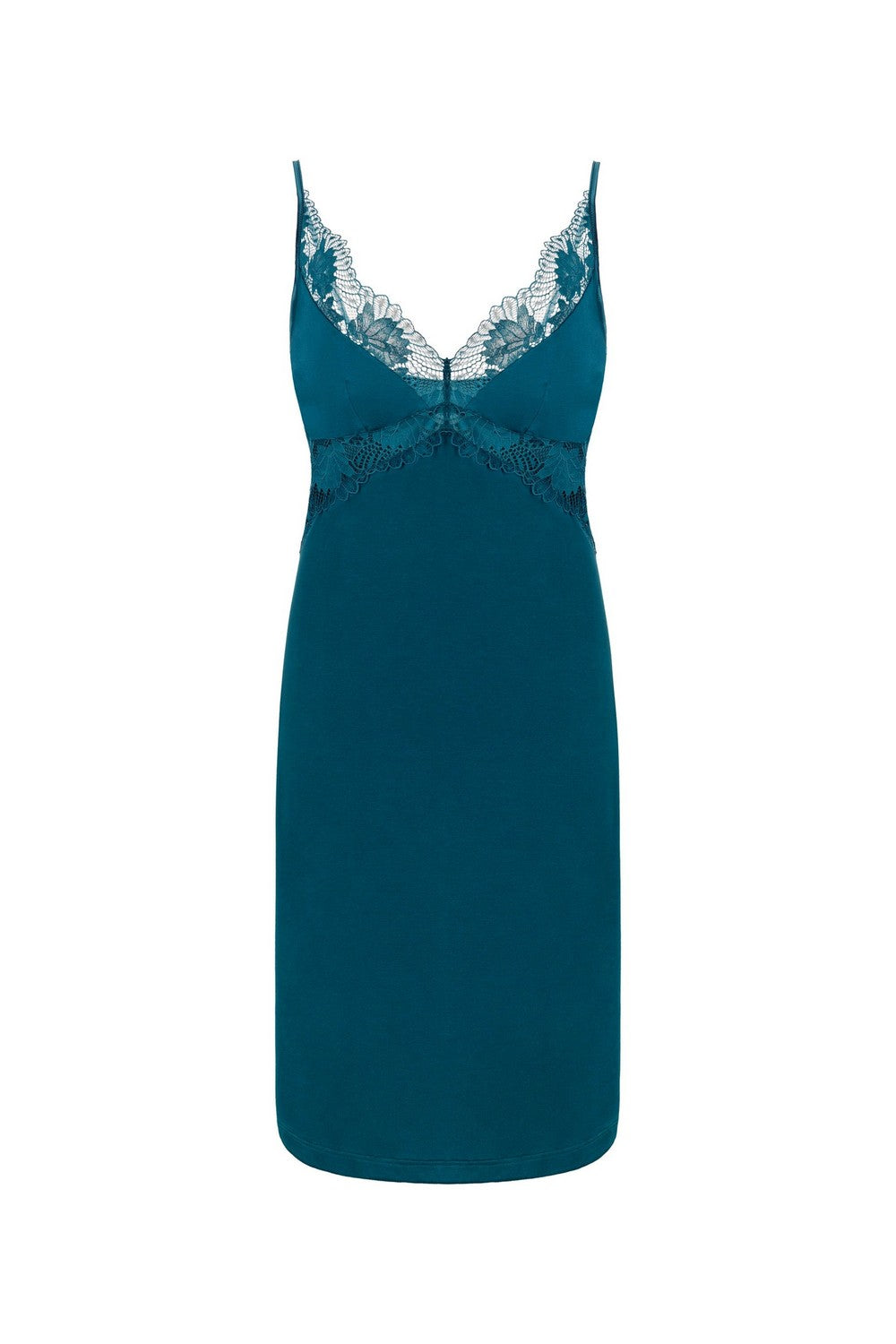 Нічна сорочка з мереживом 8183-6084 emerald