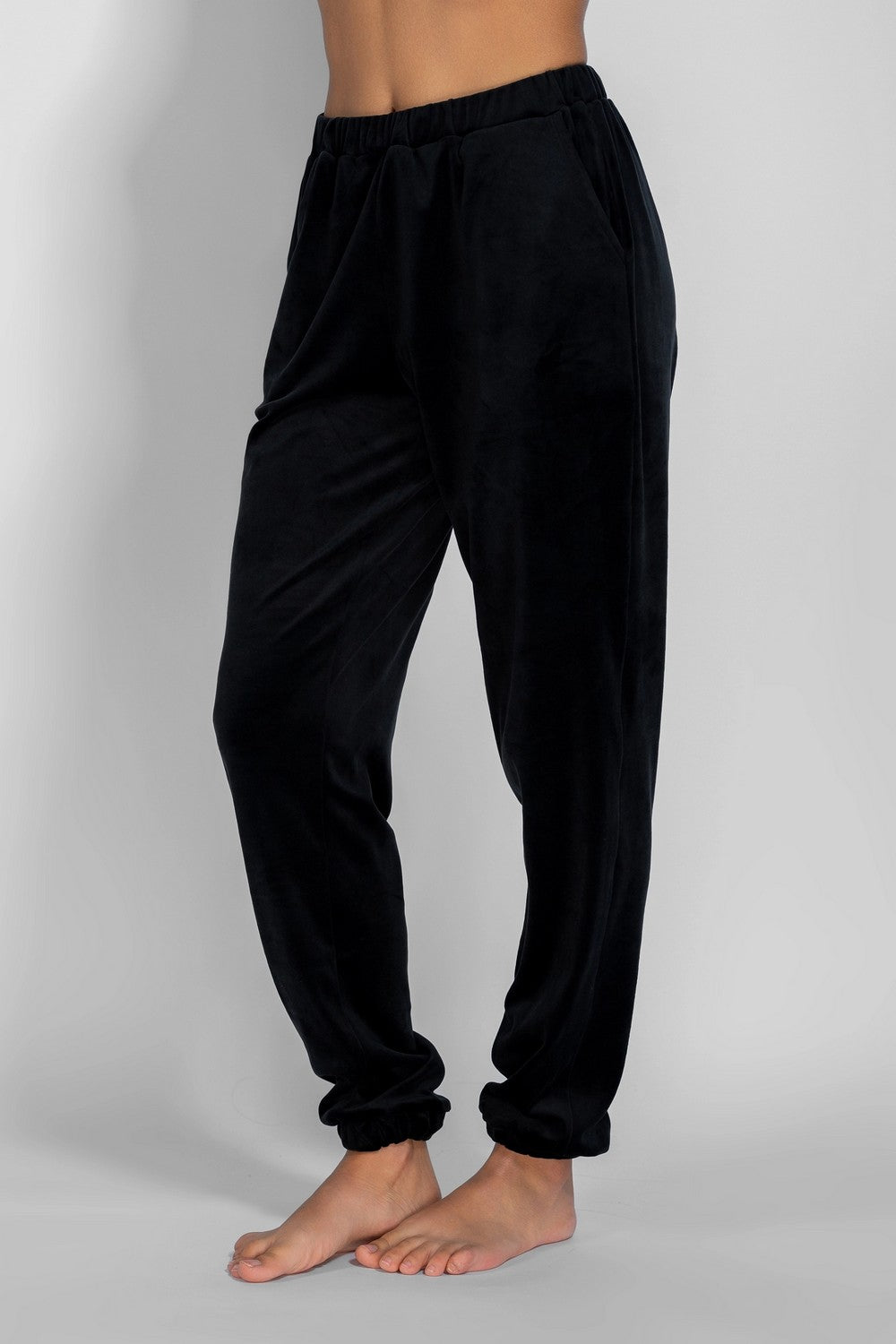 Домашній комплект з велюру 8183-6218-8 black