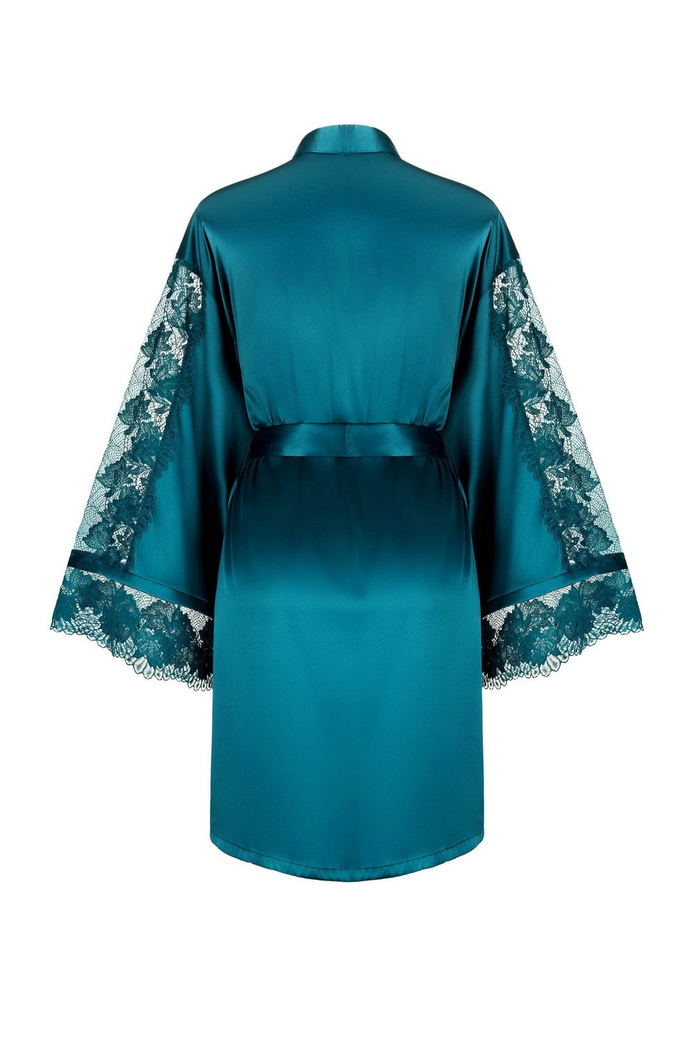 Халат з широкими рукавами 8183-6778 emerald