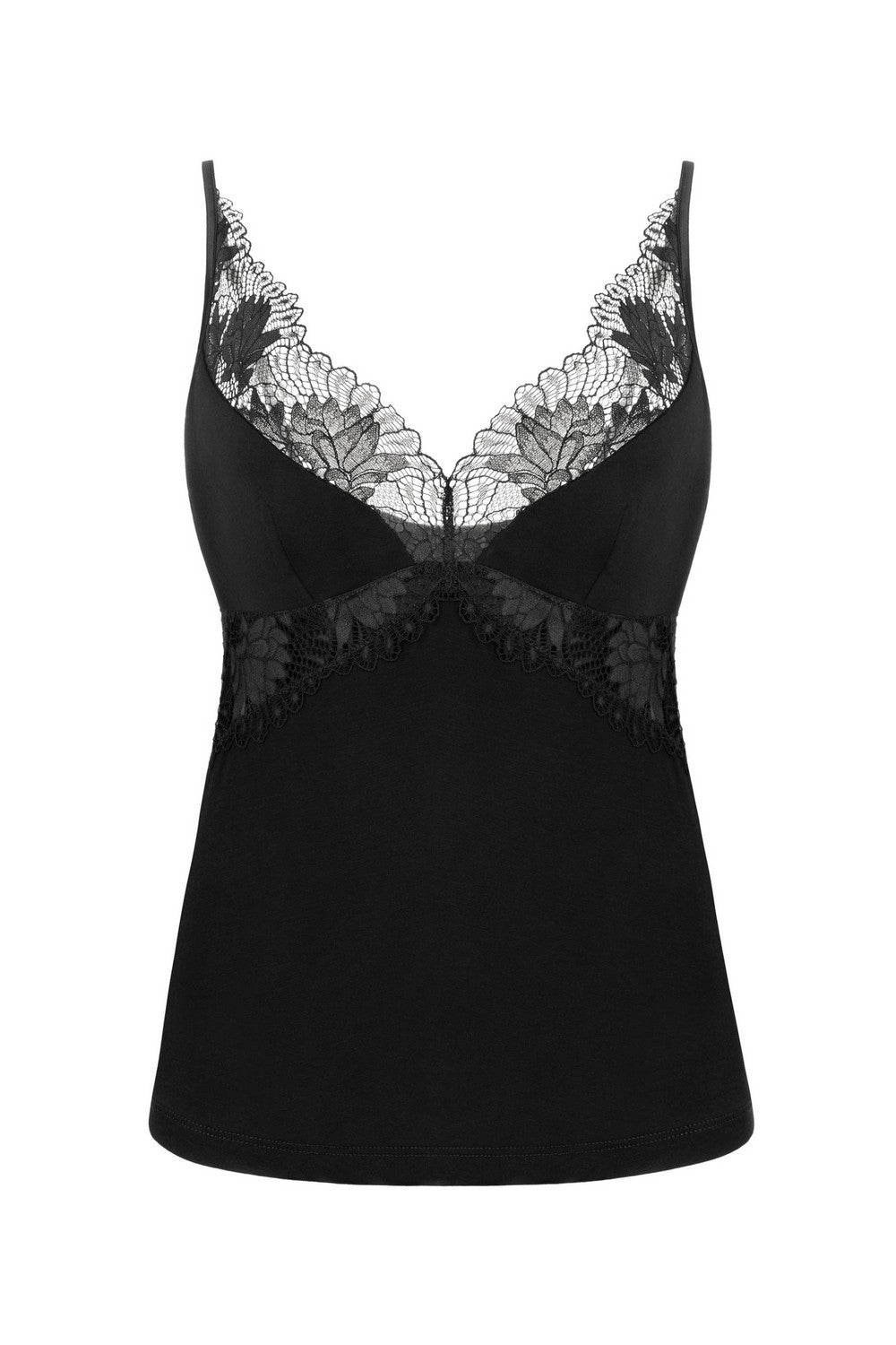 Пижама из модала с кружевом 8183-6836 black