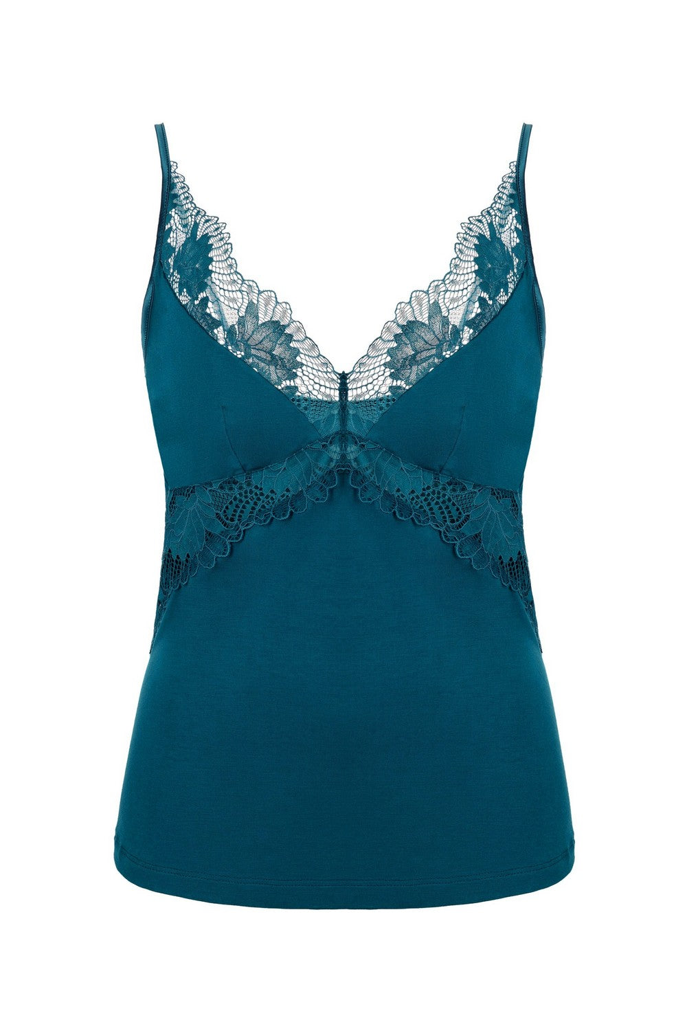 Пижама из модала с кружевом 8183-6836 emerald