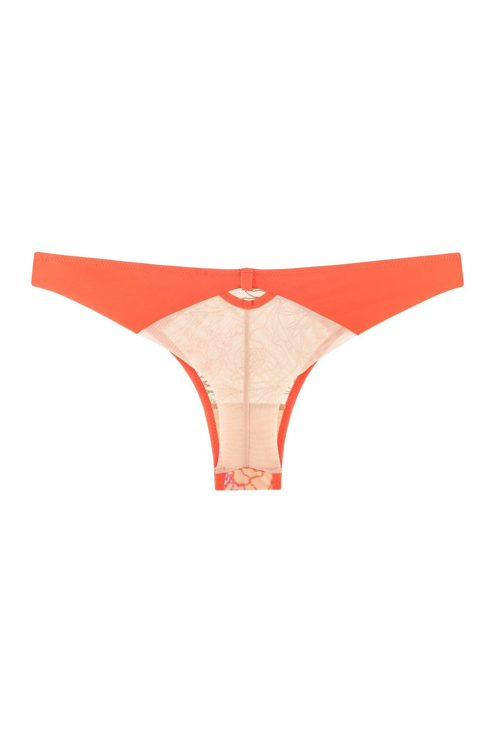 Трусики бразилиана с вышивкой 8184-22 coral