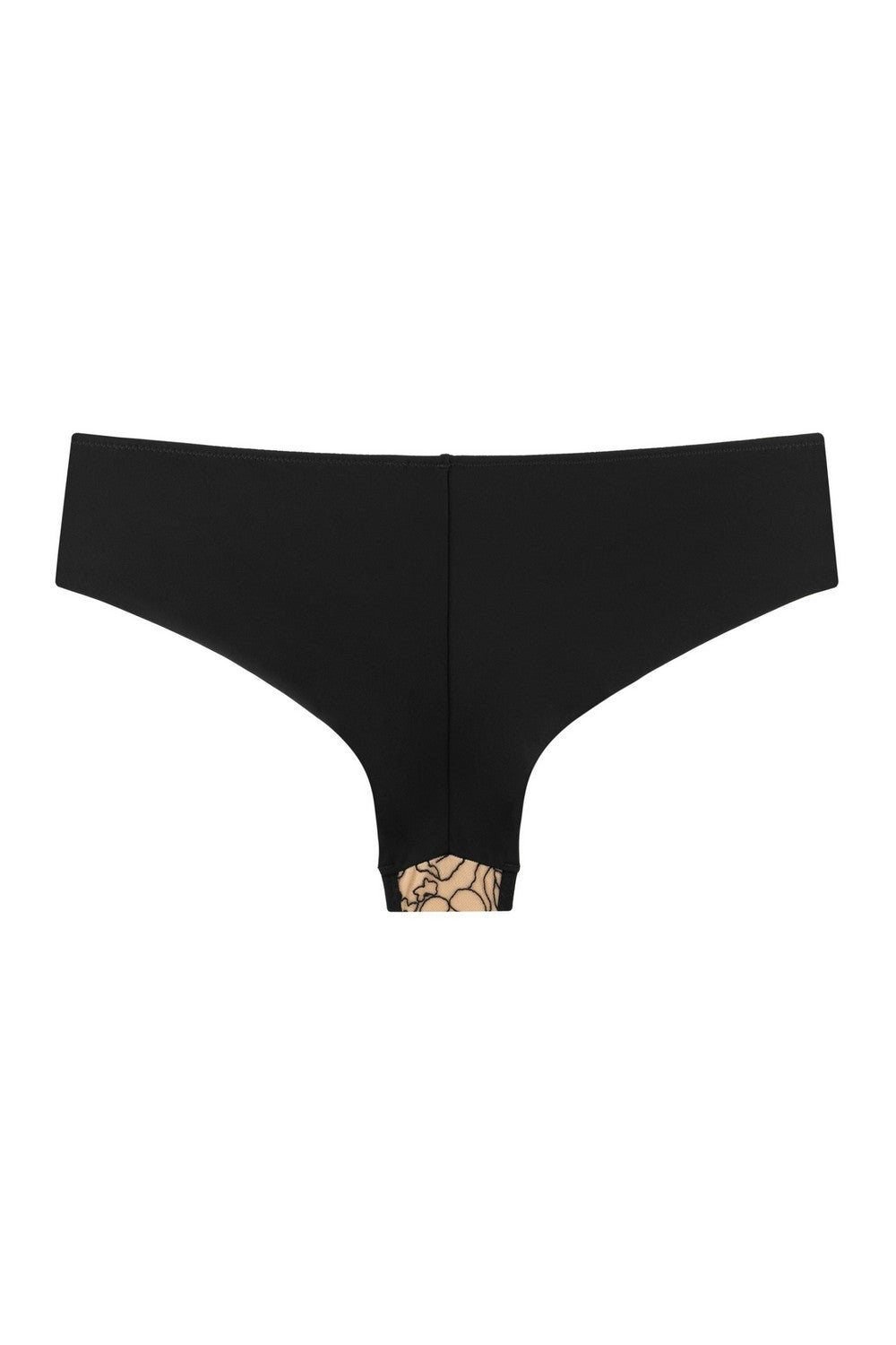 Трусики бразилиана с вышивкой 8184-24 black