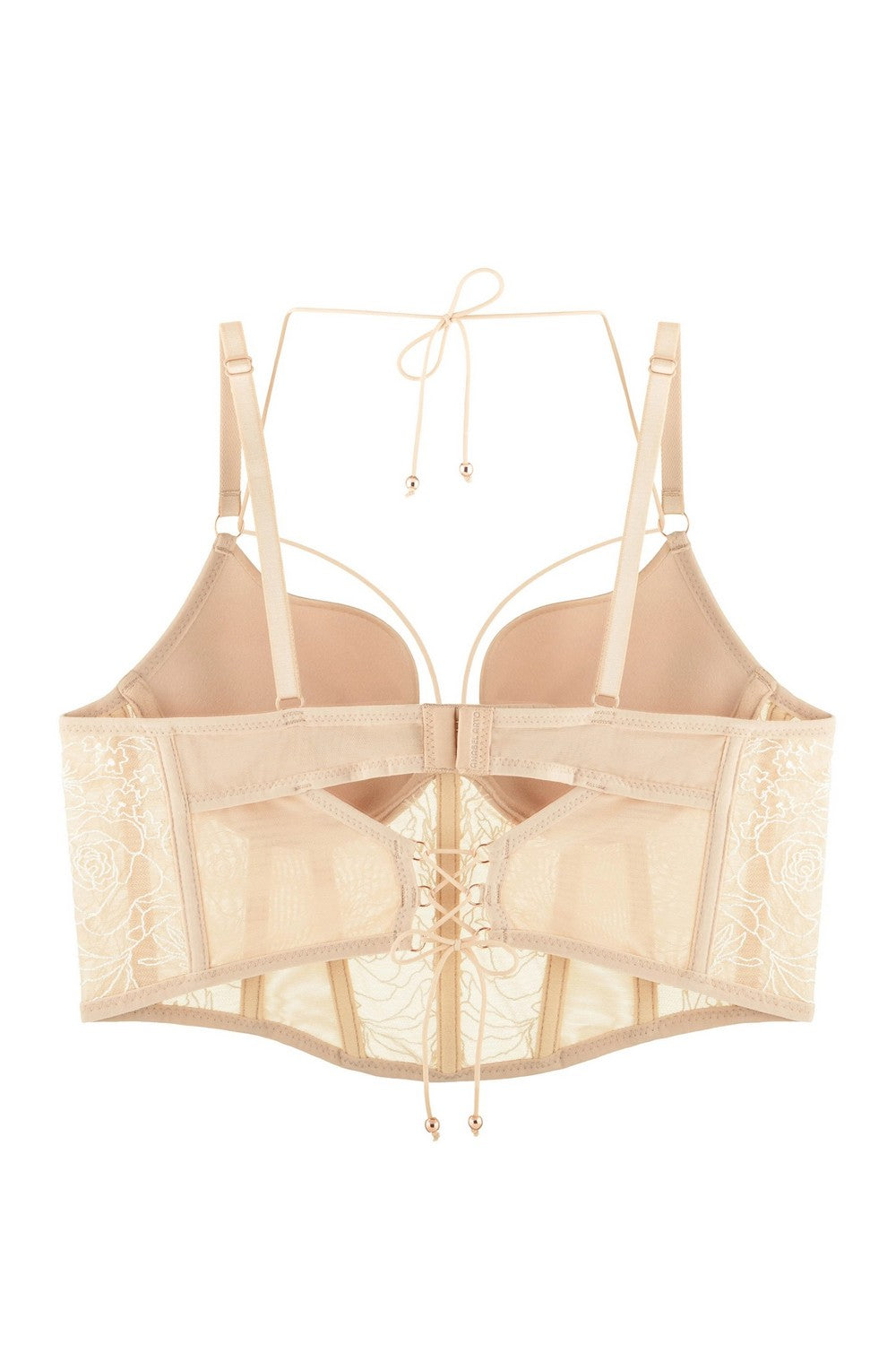 Корсетный бюстье с пуш-ап 8184-502 beige