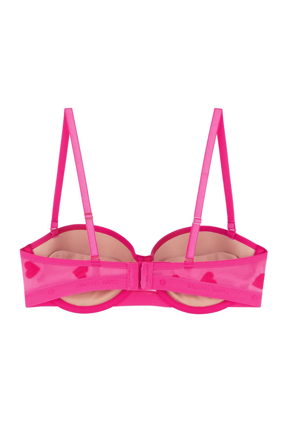 Бюстгальтер с вкладышами пуш-ап 8185-016 fuchsia