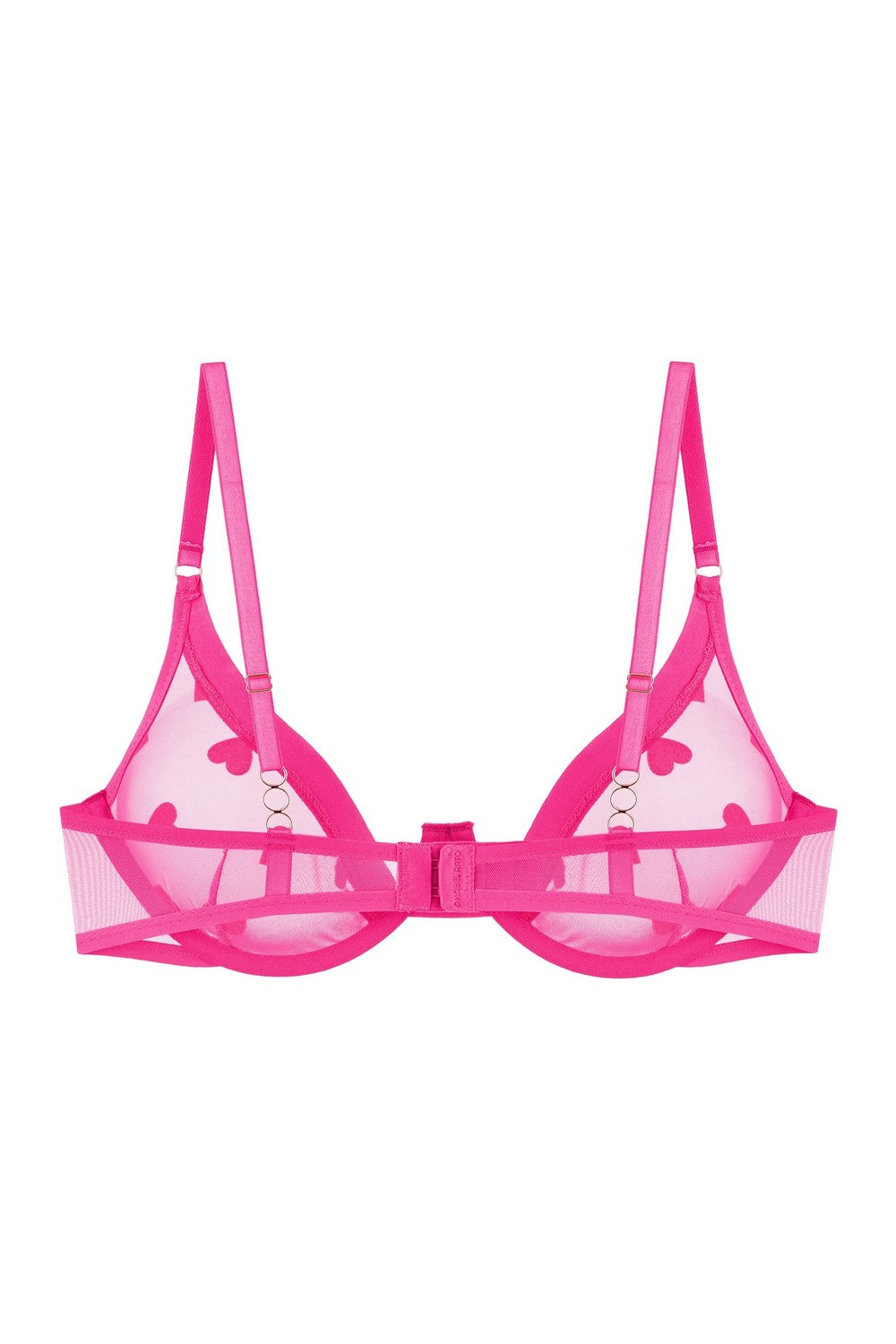 Мягкий бюстгальтер из микросетки 8185-057 fuchsia