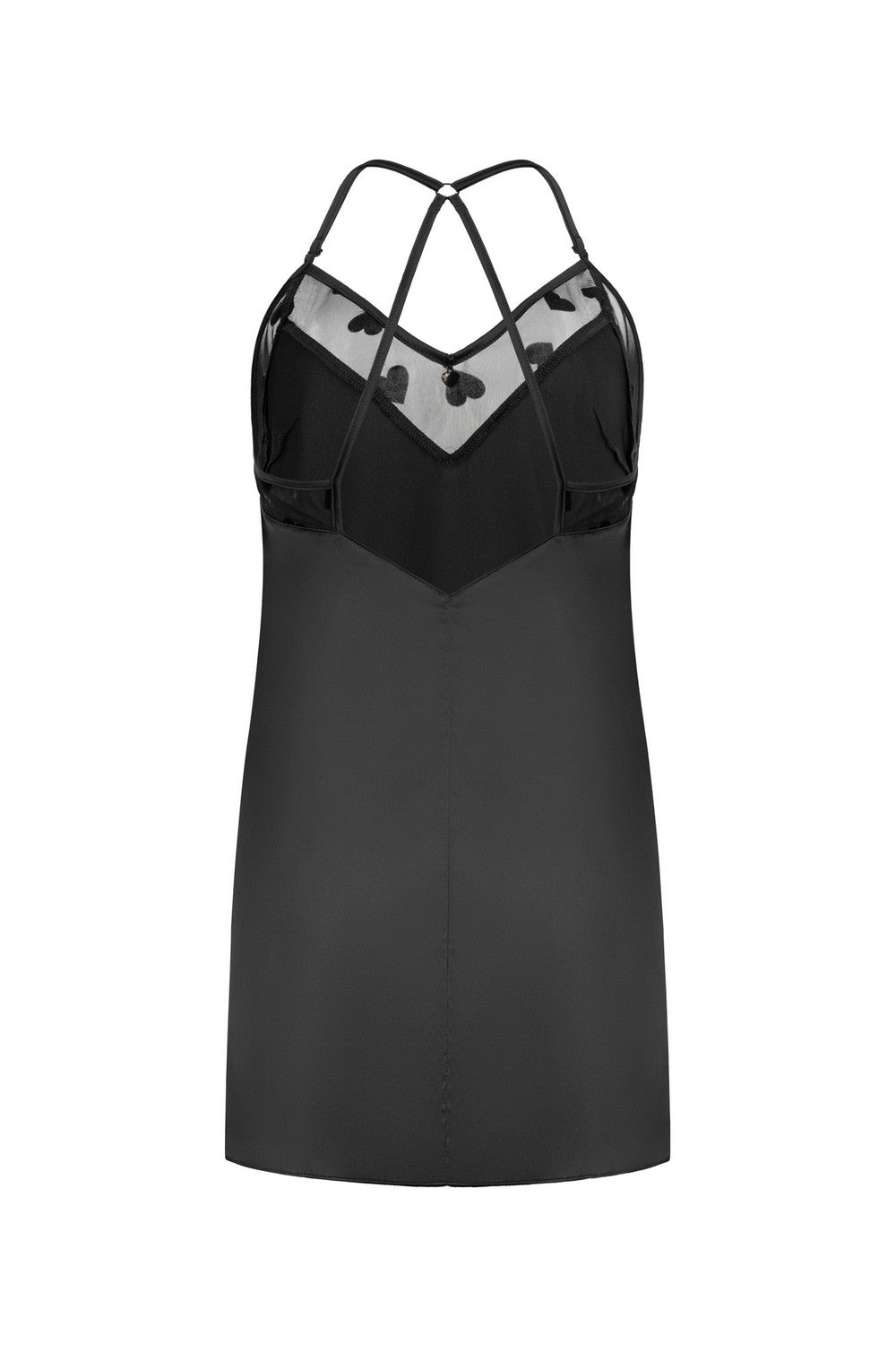 Ночная сорочка из сатина 8185-6026 black