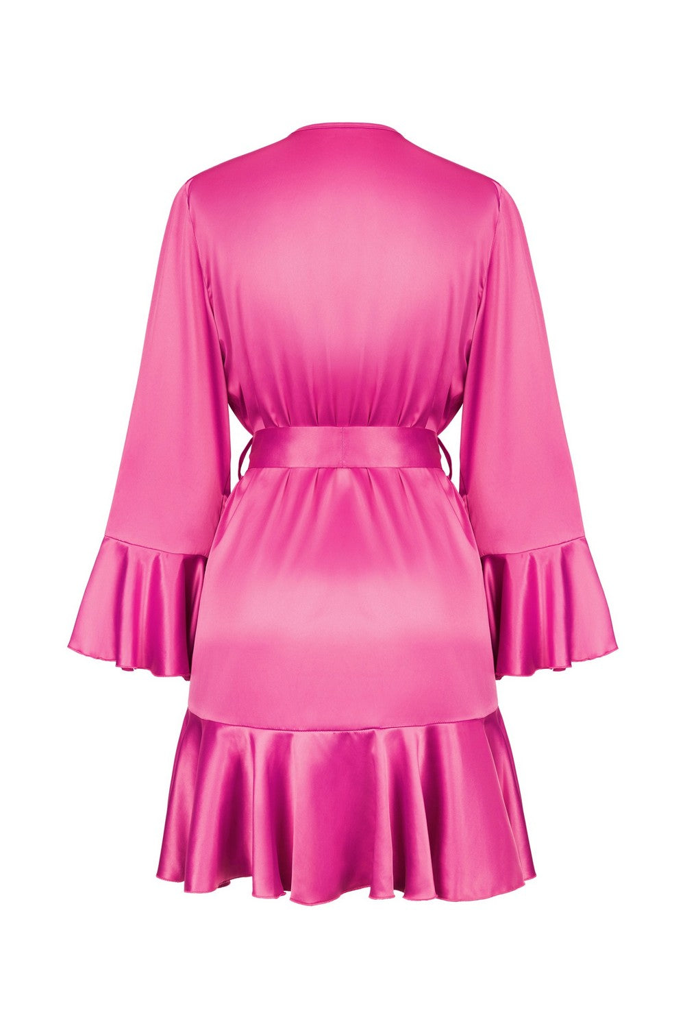 Халат с воланами 8185-6720 fuchsia