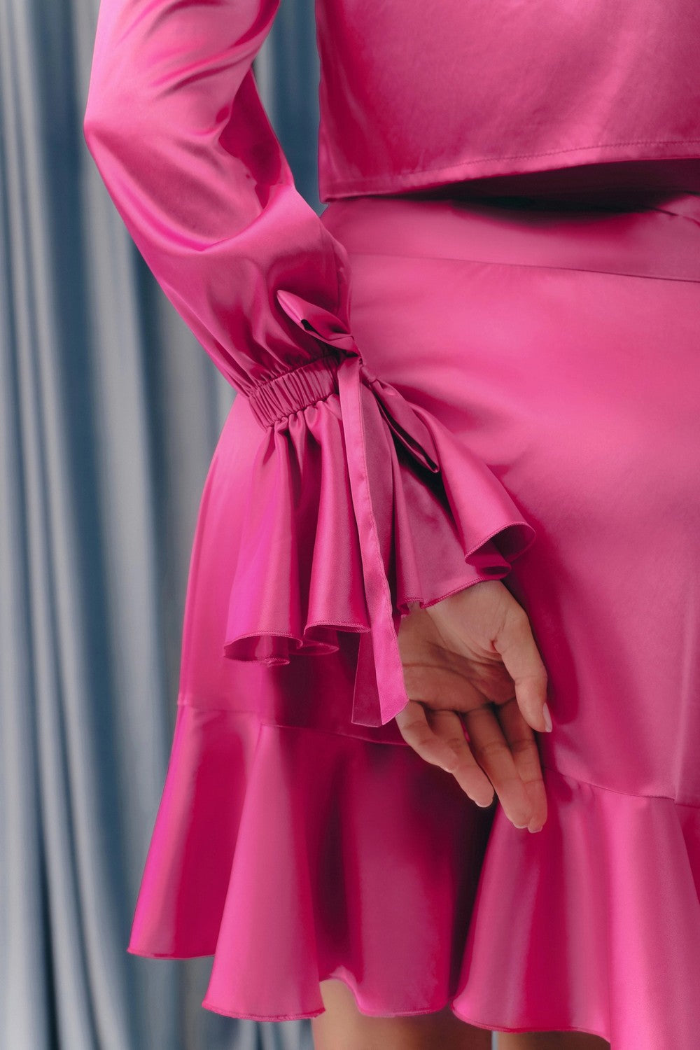 Домашній комплект зі спідницею 8185-6837 fuchsia