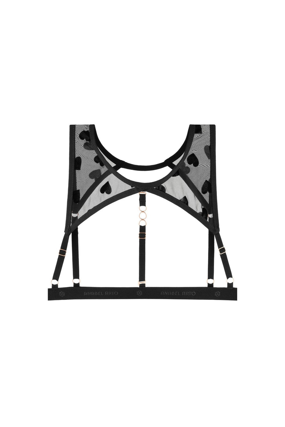 Топ из микросетки 8185-80 black