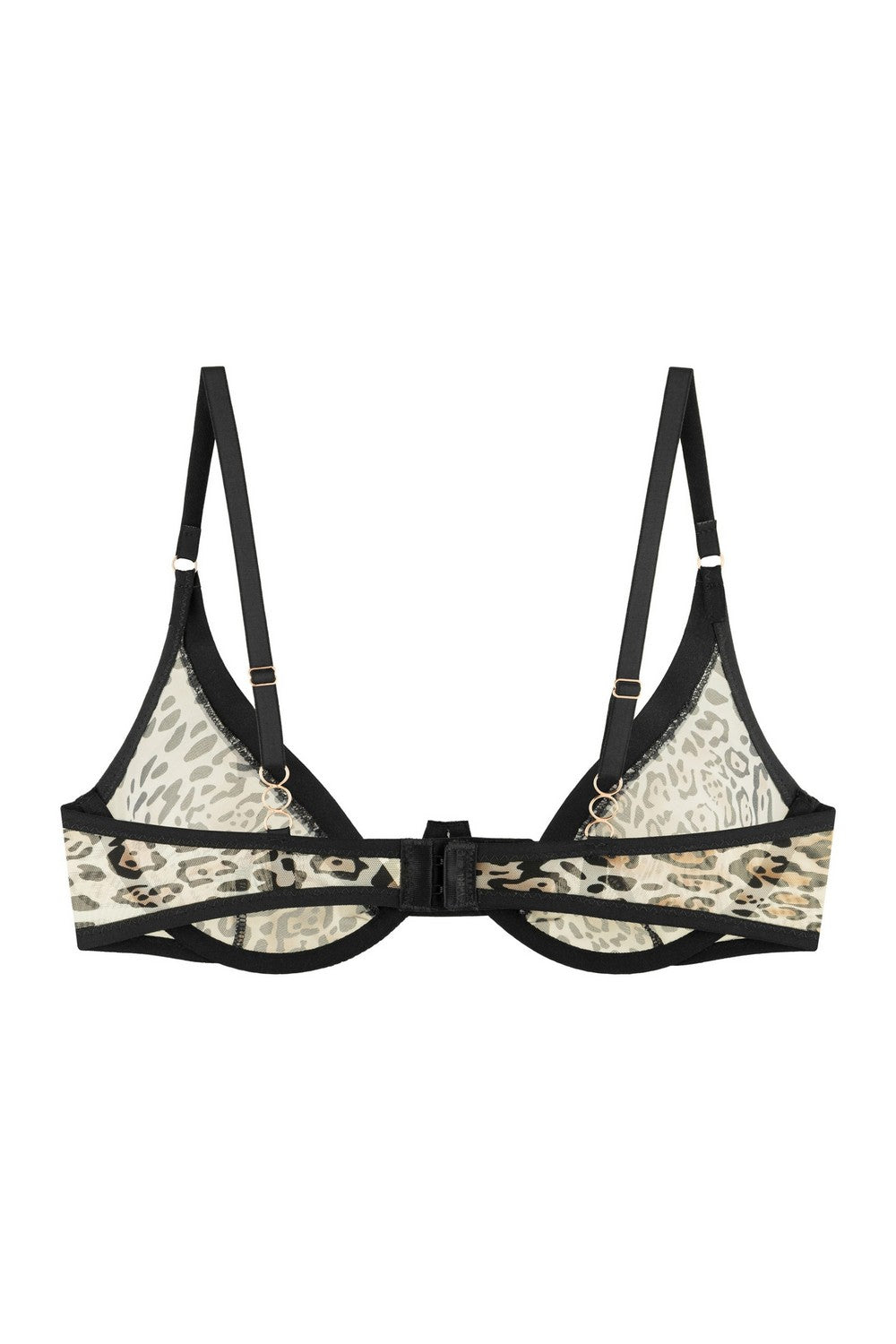 Мягкий бюстгальтер из микросетки 8186-057 brown