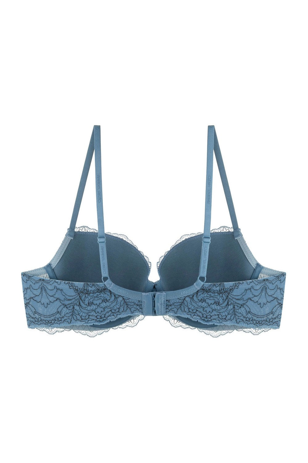 Щільний бюстгальтер з мережива 8187-008 gray blue