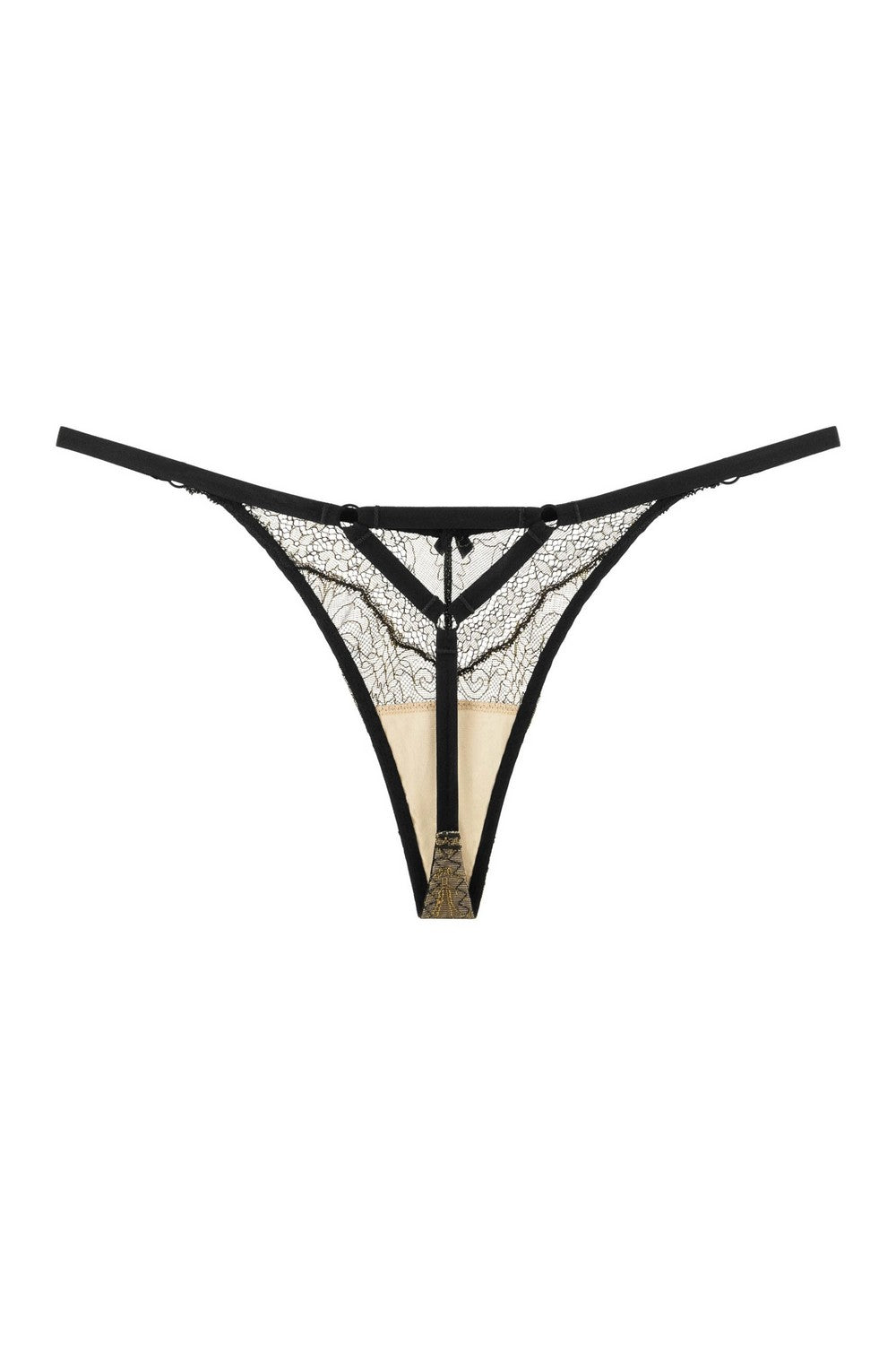 Стринги с тонкими боковинками 8187-10 black