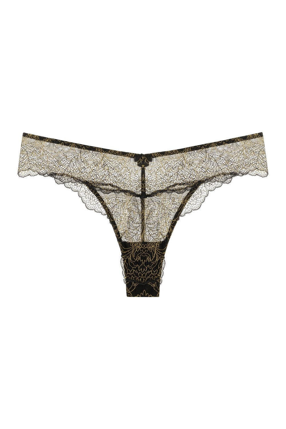 Трусики бразилиана из кружева 8187-21 black