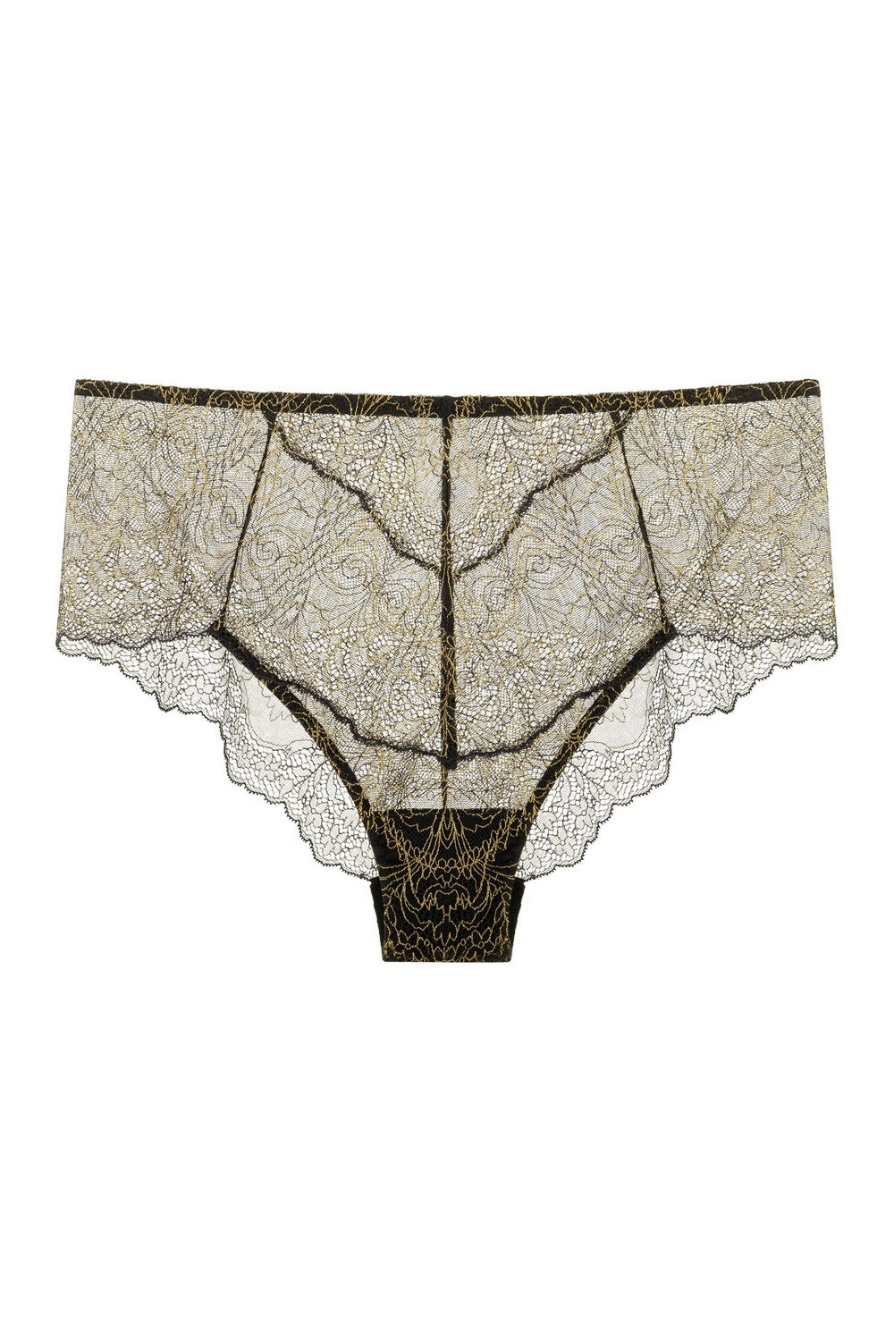 Высокие трусики слип 8187-34 black