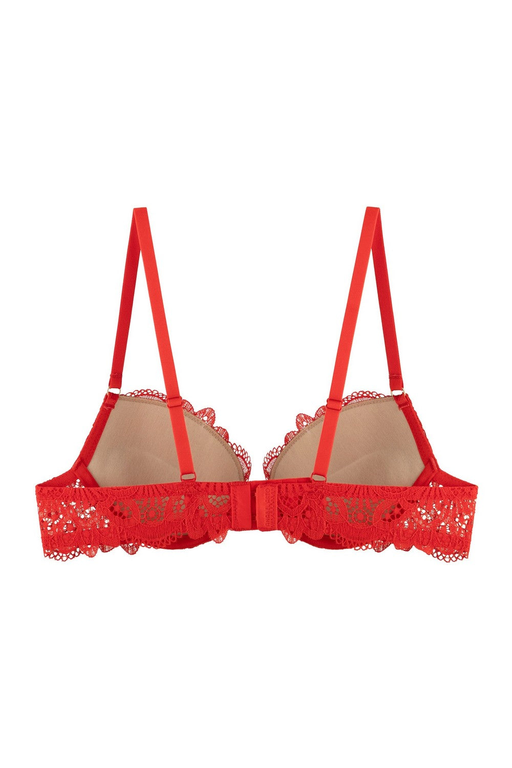 Мереживний бюстгальтер пуш-ап 8189-001 red
