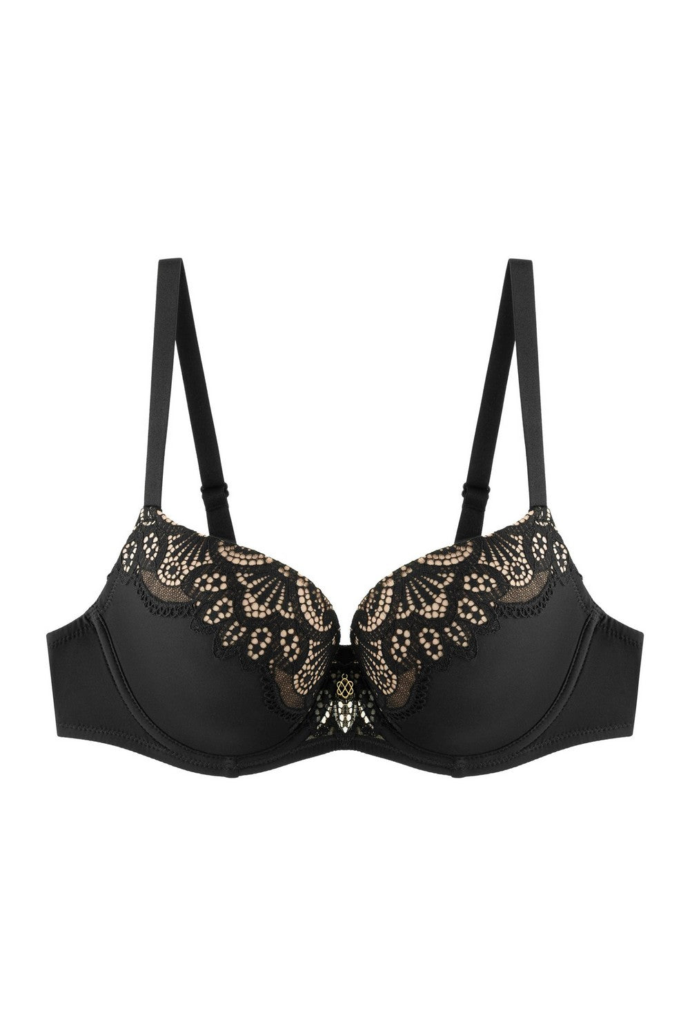 Формованный бюстгальтер на косточках 8189-011 black