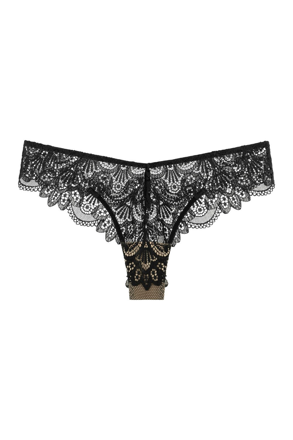 Трусики бразиліана з мережива 8189-22 black