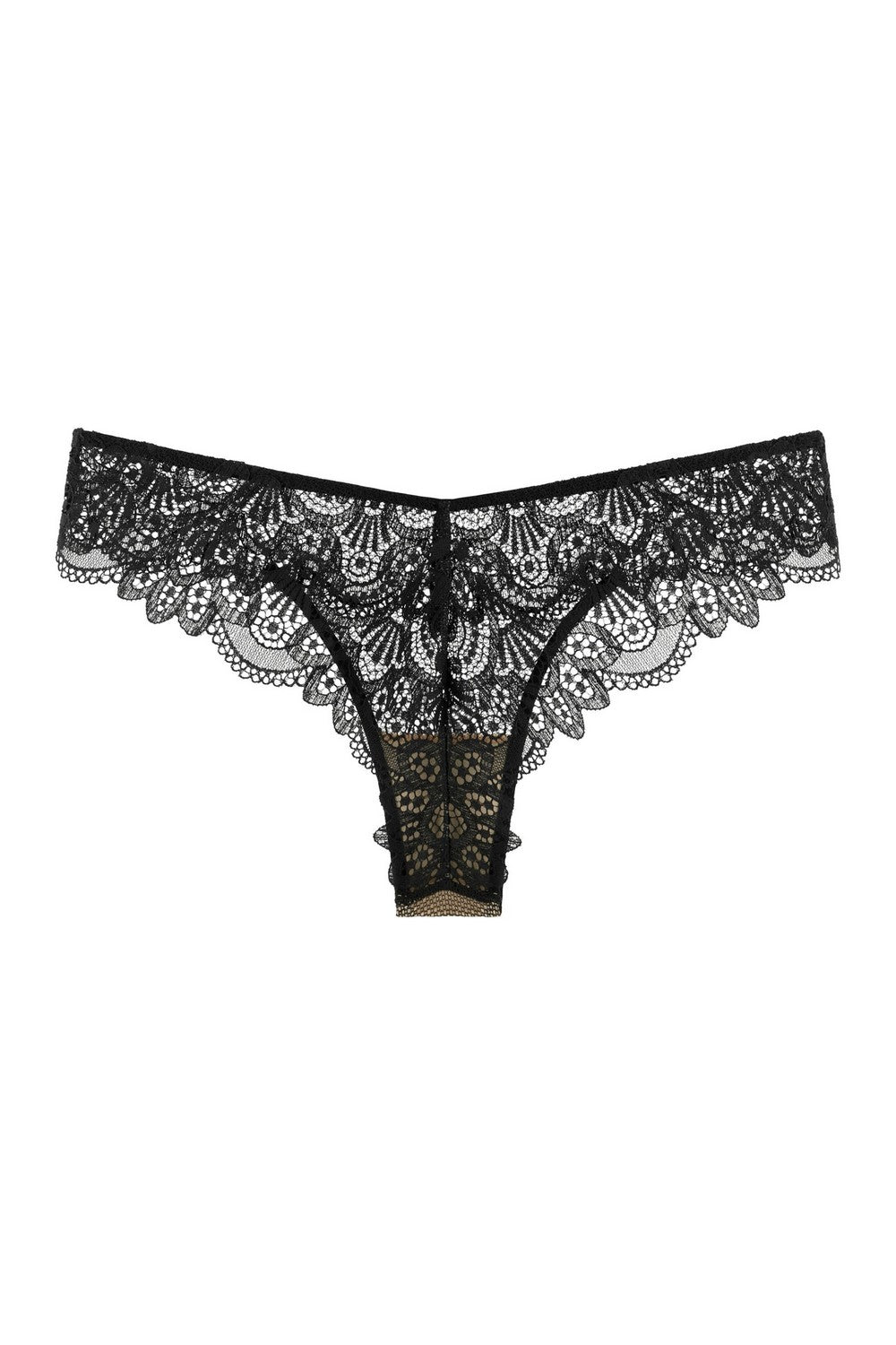 Трусики бразиліана з мережива 8189-22 black