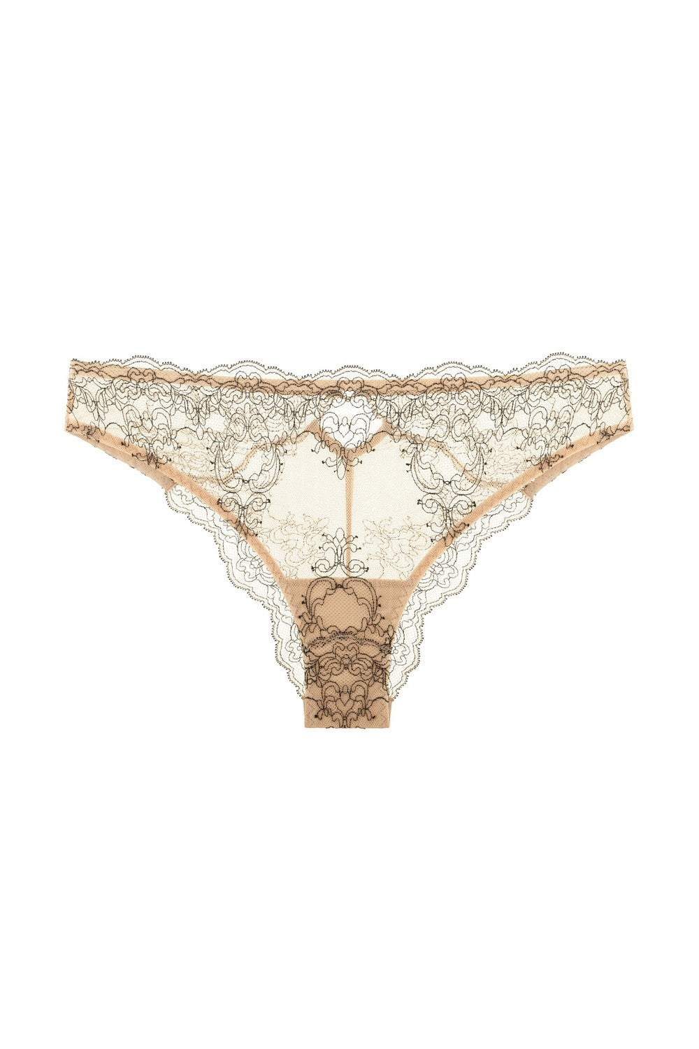 Мереживні трусики бразиліана 8190-20 beige Anabel Arto
