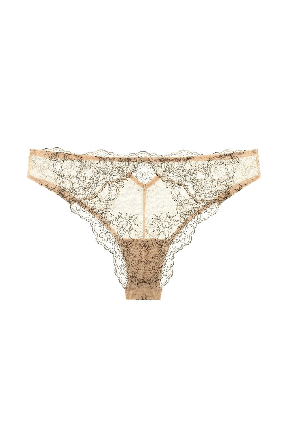 Мереживні трусики бразиліана 8190-20 beige Anabel Arto спина