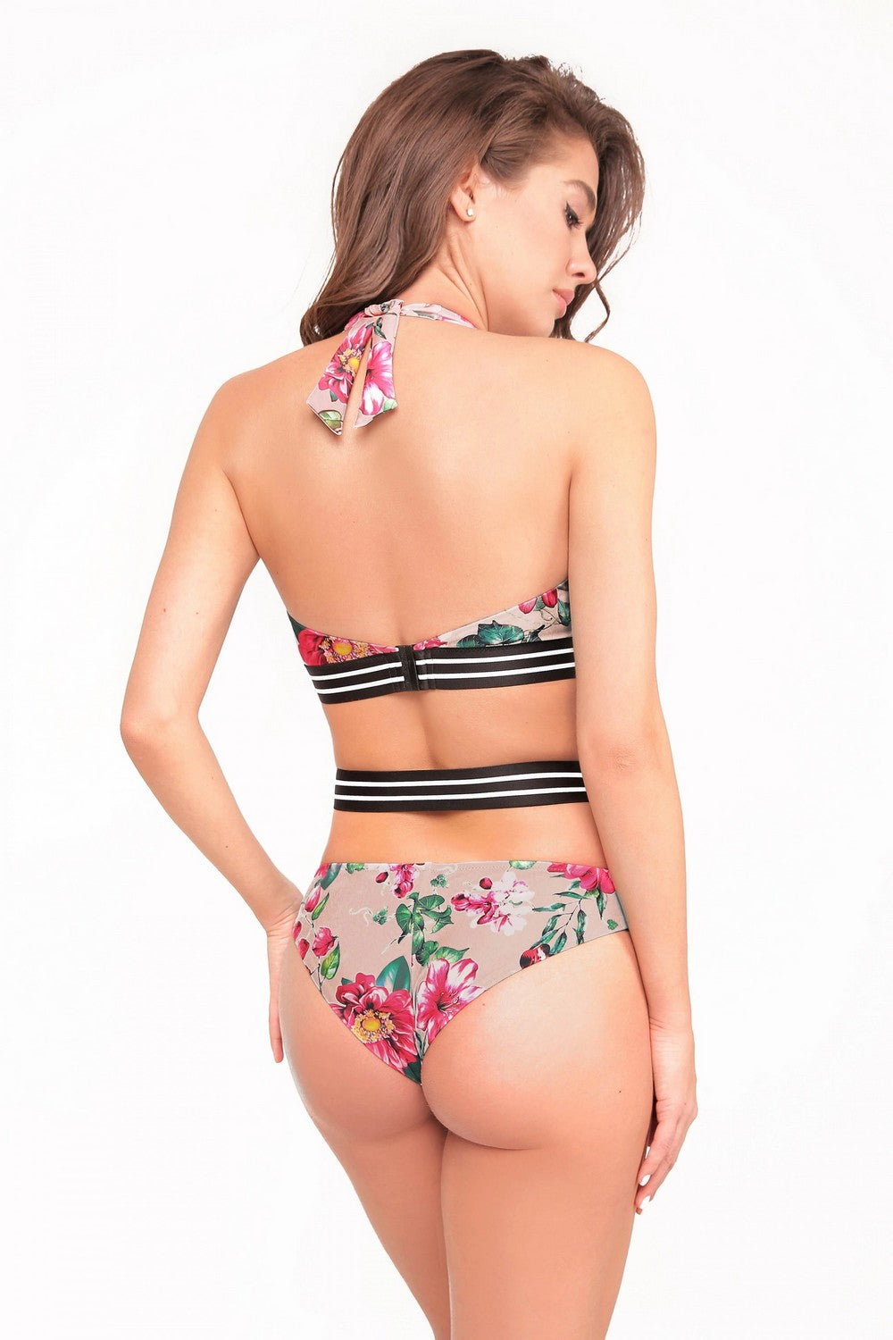 Купальник с высокими плавками 922-044/922-225 beige