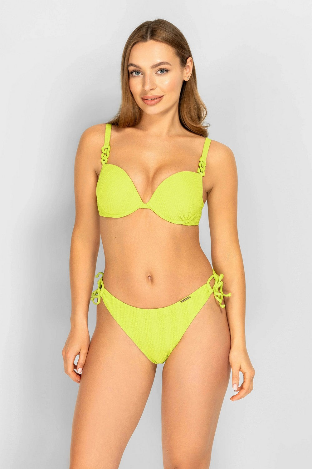 Фактурный раздельный купальник 948-003/948-228 citrus