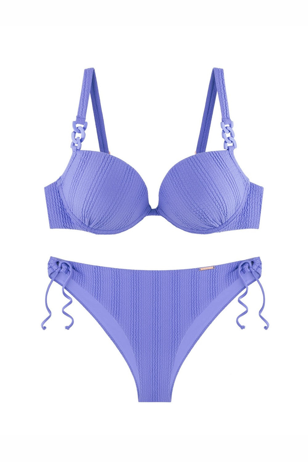 Фактурный раздельный купальник 948-003/948-228 lilac