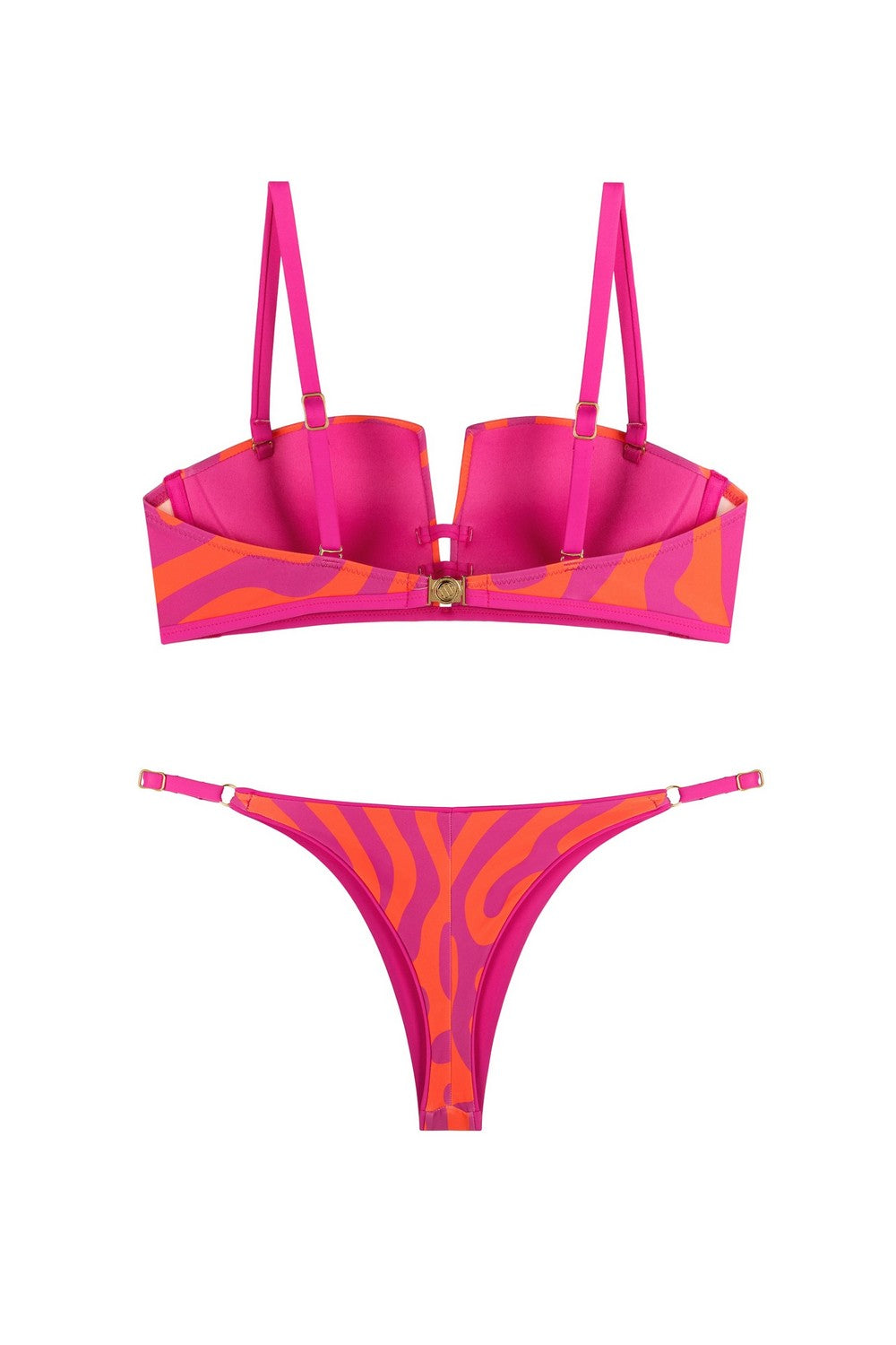 Раздельный купальник пуш-ап 950-015/950-227 fuchsia