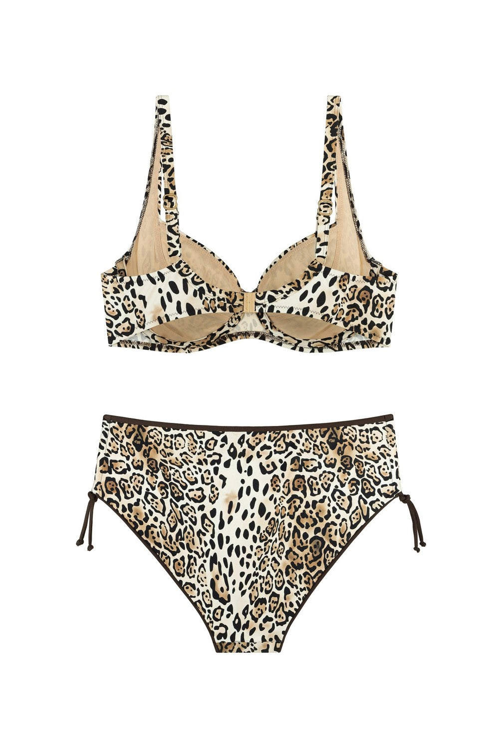 Роздільний купальник з принтом 951-041/951-239 brown