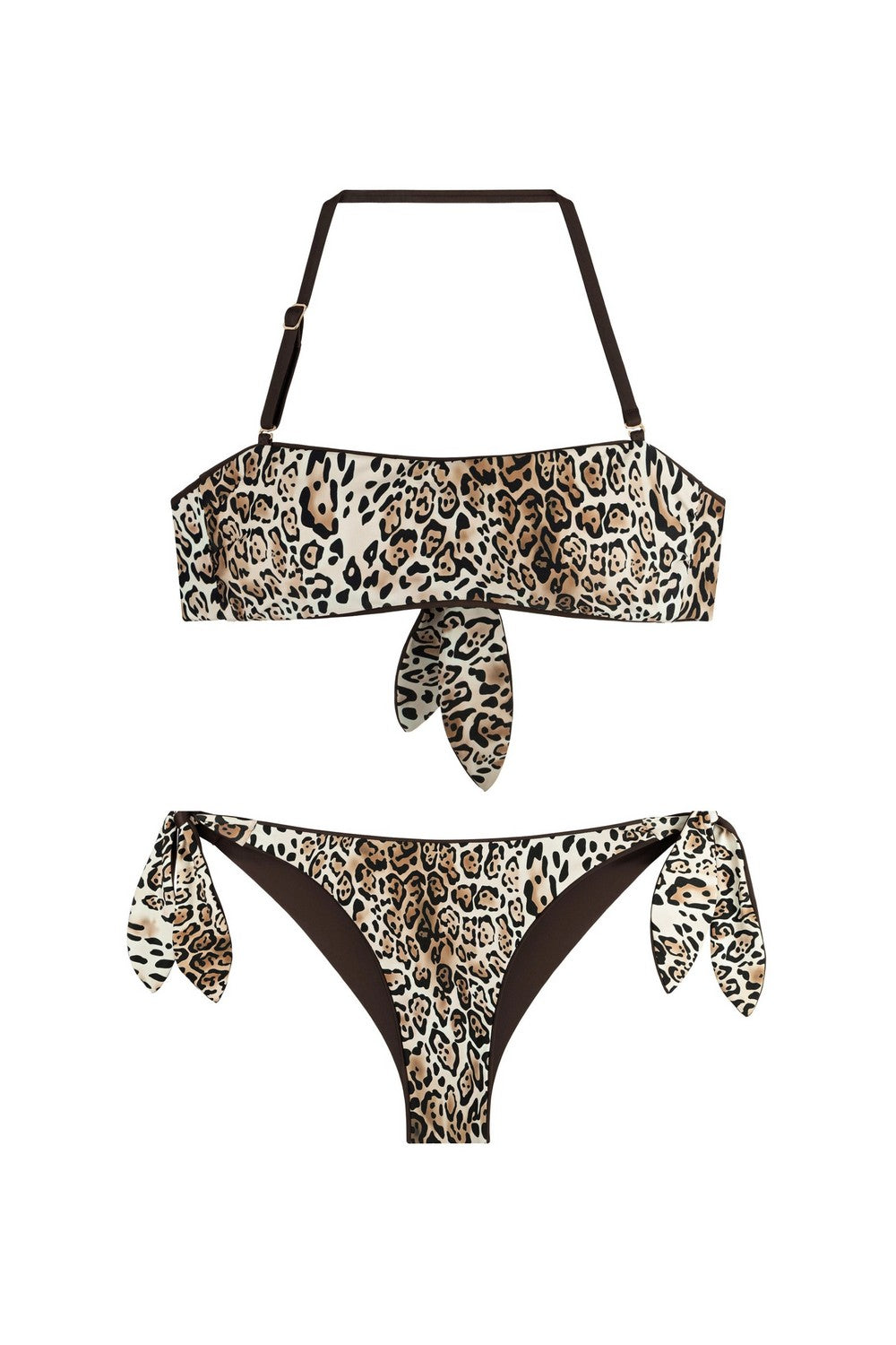 Раздельный двусторонний купальник 951-045/951-223 brown