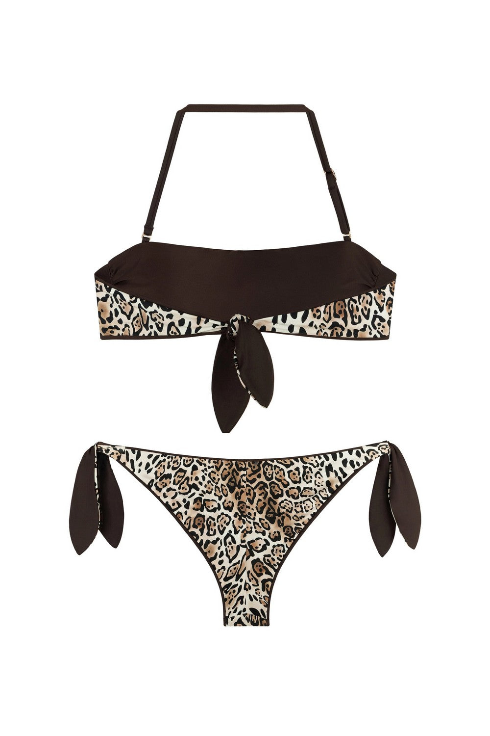 Роздільний двосторонній купальник 951-045/951-223 brown