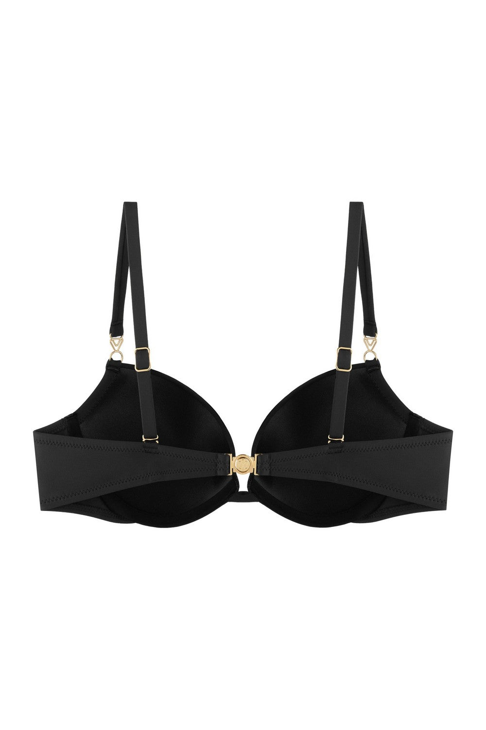 Купальный бюстгальтер с двойным пуш-ап 999-003 black