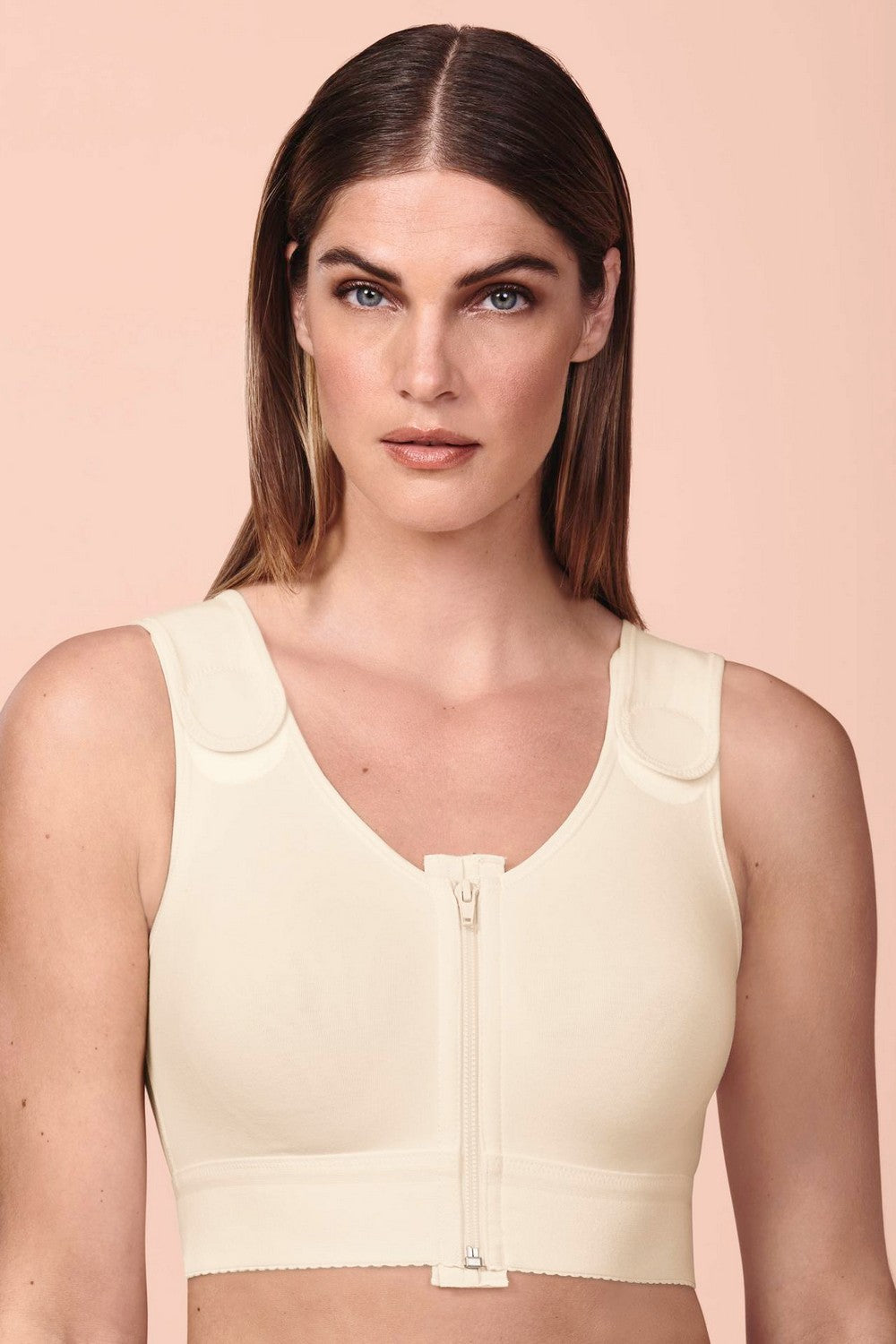 Компрессионный бюстгальтер на молнии 1198 champagne