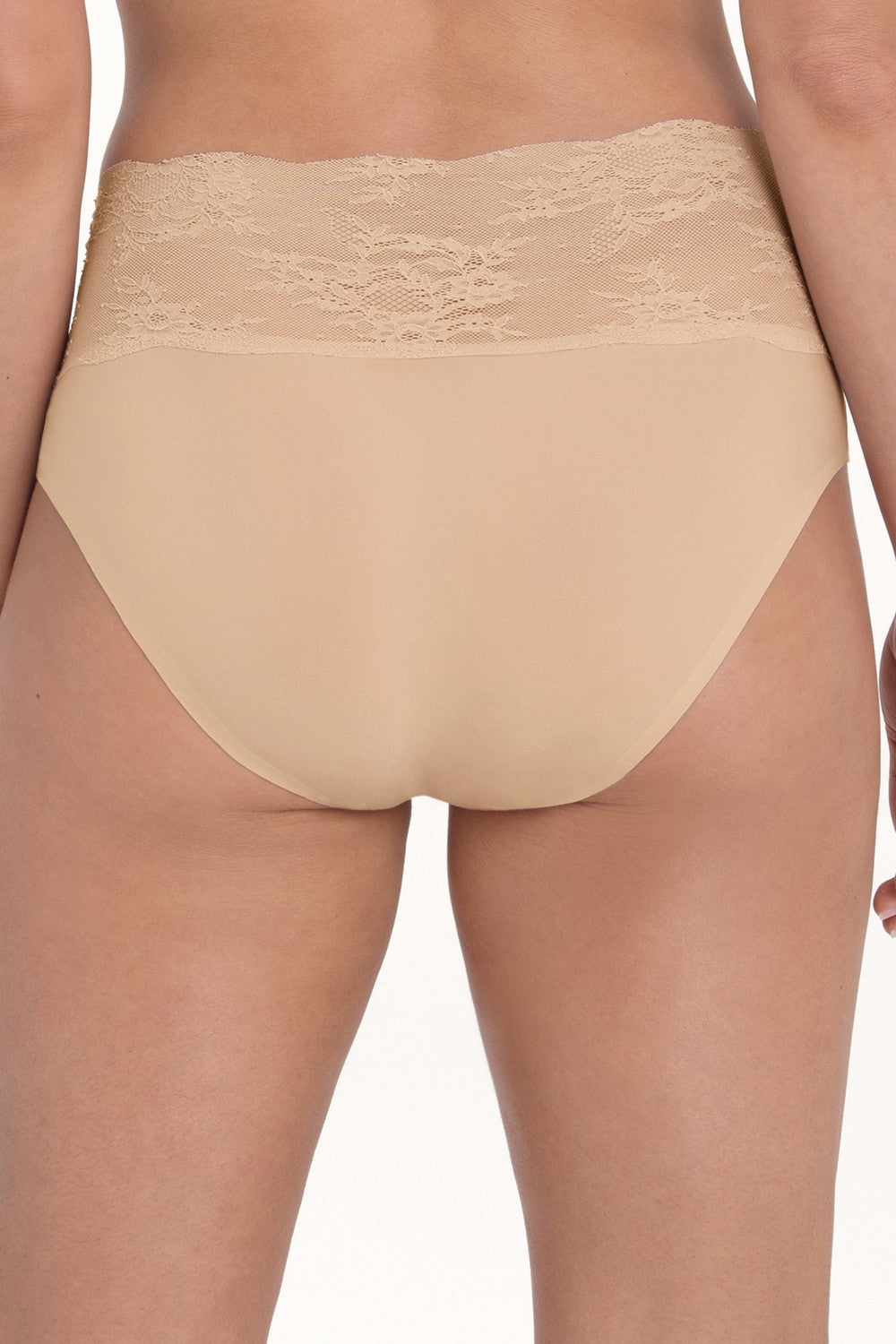 Трусики слип с кружевом 1304 Essential Lace desert